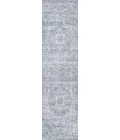 Modern  Vintage Medallion Gray 2 ft. x 8 ft. Runner Rug