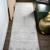 Jonathany Modern Persian MDP105B Gray/Ivory Area Rug 2 ft. 3 in. X 8 ft. Runner