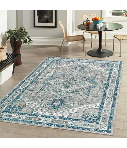 Jonathan Y MODERN PERSIAN Gray MDP106A 10ft. X 13ft.-1in. Rect. Rug