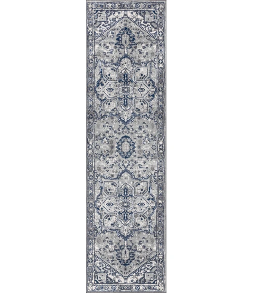 Jonathan Y MODERN PERSIAN Gray MDP106B 2ft.-2in. X 10ft. Rect. Rug