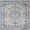 Jonathan Y MODERN PERSIAN Gray MDP106B 7ft.-9in. Square Rug
