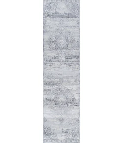 Jonathany Modern Persian MDP106C Light Gray/Ivory Area Rug 2 ft. 3 in. X 8 ft. Runner