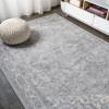 Jonathany Modern Persian MDP106C Light Gray/Ivory Area Rug 4 ft. X 6 ft. Rectangle