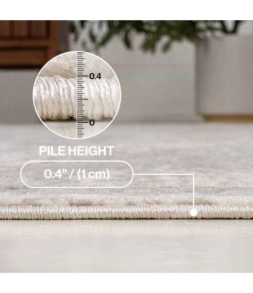 Jonathan Y MODERN PERSIAN Cream MDP106E 4ft. X 6ft. Rect. Rug