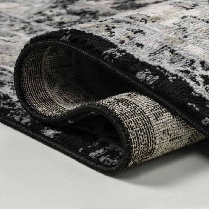 Jonathan Y MODERN PERSIAN Black MDP106F 4ft. X 6ft. Rect. Rug