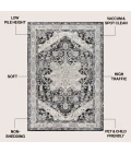 Jonathan Y MODERN PERSIAN Black MDP106F 3ft. X 5ft. Rect. Rug