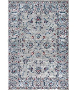 Jonathany Modern Persian MDP107A Light Grey/Red Area Rug 3 ft. X 5 ft. Rectangle