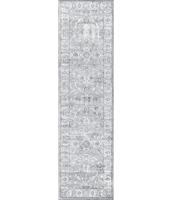Jonathany Modern Persian MDP107B Light Grey Area Rug 2 ft. 3 in. X 8 ft. Runner