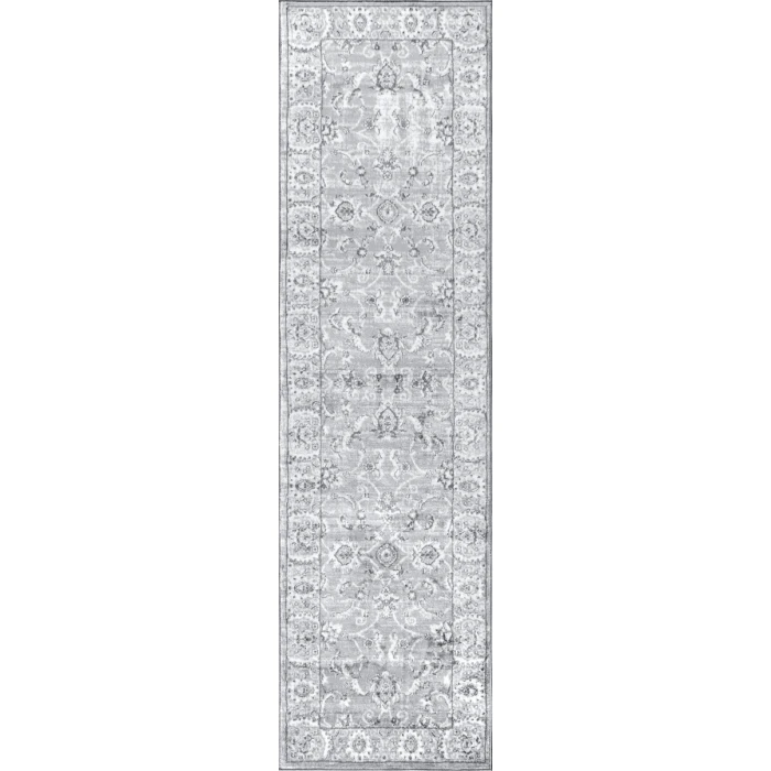 Jonathan Y MODERN PERSIAN Gray MDP107C 6ft.7in. Round Rug