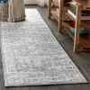 Jonathany Modern Persian MDP107B Light Grey Area Rug 2 ft. 3 in. X 8 ft. Runner