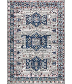 Jonathany Modern Persian MDP108A Light Grey/Blue Area Rug 7 ft. 9 in. X 10 ft. Rectangle