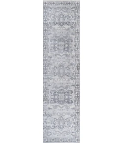 Jonathany Modern Persian MDP108B Light Gray Area Rug 2 ft. 3 in. X 8 ft. Runner
