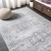 Jonathany Modern Persian MDP108B Light Gray Area Rug 5 ft. 3 in. X 7 ft. 7 in. Rectangle