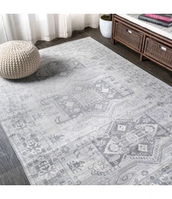 Jonathany Modern Persian MDP108B Light Gray Area Rug 4 ft. X 6 ft. Rectangle