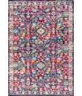 Modern  Boho Floral Multi/Purple 4 ft. x 6 ft. Area Rug