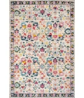 Modern  Boho Floral Beige/Multi 5 ft. x 8 ft. Area Rug
