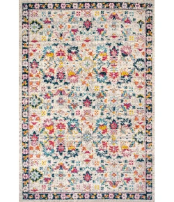 Jonathany Modern Persian MDP200B Beige/Multi Area Rug 5 ft. 3 in. X 7 ft. 6 in. Rectangle