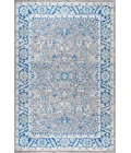 Modern  Boho Floral Gray/Navy 8 ft. x 10 ft. Area Rug