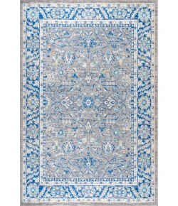 Jonathany Modern Persian MDP204A Gray/Navy Area Rug 7 ft. 9 in. X 10 ft. Rectangle