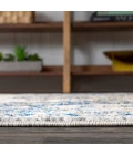 Modern  Boho Vintage Trellis Blue/Multi 2 ft. x 8 ft. Runner Rug