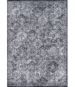 Jonathany Modern Persian MDP205B Black/Ivory Area Rug 5 ft. 3 in. X 7 ft. 6 in. Rectangle