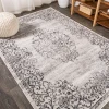 Jonathany Modern Persian MDP206A Dark Gray/Cream Area Rug 5 ft. 3 in. X 7 ft. 6 in. Rectangle