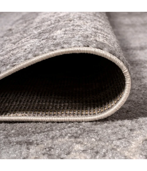 Minori Filigree Medallion Light Gray/Cream 5 ft. x 8 ft. Area Rug