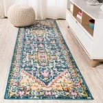 Jonathany Modern Persian MDP207A Blue/Beige Area Rug 2 ft. 3 in. X 8 ft. Runner