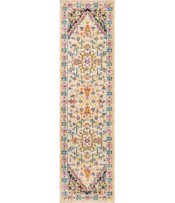 Jonathany Modern Persian MDP207B Beige/Ivory Area Rug 2 ft. 3 in. X 8 ft. Runner