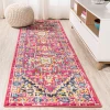 Jonathany Modern Persian MDP207C Red/Pink Area Rug 2 ft. 3 in. X 8 ft. Runner
