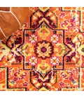 Brooklyn Geometric Medallion Orange/Blue 5 ft. x 8 ft. Area Rug