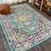 Jonathany Modern Persian MDP207E Blue/Multi Area Rug 3 ft. X 5 ft. Rectangle