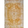 Audrey Bohemian Ornate Medallion Orange/White 4 ft. x 6 ft. Area Rug