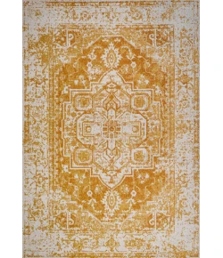 Jonathany Modern Persian MDP209A Orange/White Area Rug 7 ft. 8 in. X 10 ft. Rectangle