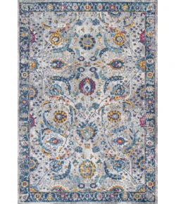 Jonathany Modern Persian MDP210A Light Gray/Blue Area Rug 7 ft. 8 in. X 10 ft. Rectangle