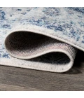 Indhira Ornate Medallion Persian Blue/Gray 2 ft. x 8 ft. Runner Rug