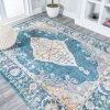 Jonathany Modern Persian MDP213A Turquoise/Gray Area Rug 8 ft. 8 in. X 12 ft. Rectangle