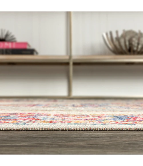 Kilia Medallion Fuchsia/Mustard/Indigo 2 ft. x 8 ft. Runner Rug