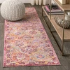 Jonathany Modern Persian MDP301A Deep Fuchsia Area Rug 2 ft. 2 in. X 8 ft. Runner