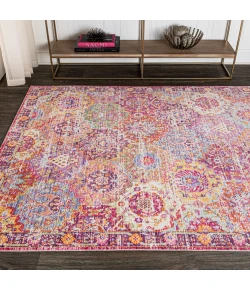 Jonathany Modern Persian MDP301A Deep Fuchsia Area Rug 3 ft. X 5 ft. Rectangle