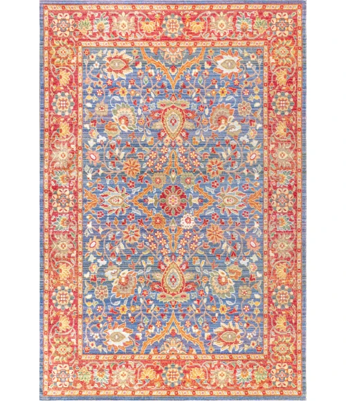 Irving Persian Plum/Terracotta 5 ft. x 8 ft. Area Rug