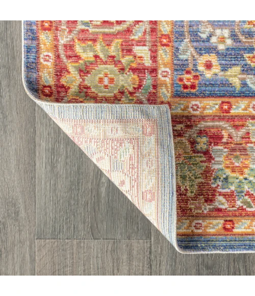 Irving Persian Plum/Terracotta 2 ft. x 8 ft. Runner Rug