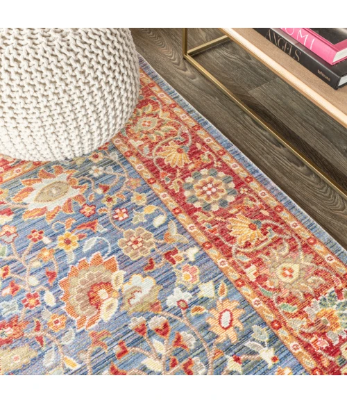 Irving Persian Plum/Terracotta 2 ft. x 8 ft. Runner Rug