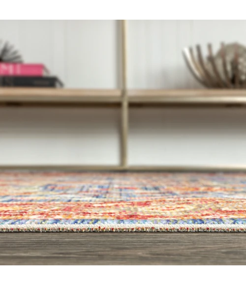 Irving Persian Plum/Terracotta 2 ft. x 8 ft. Runner Rug