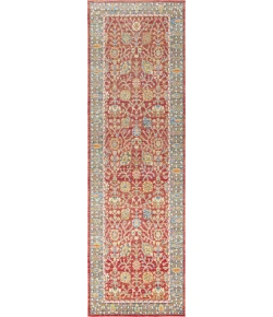 Jonathany Modern Persian MDP303A Burgundy Area Rug 2 ft. 2 in. X 8 ft. Runner