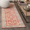 Jonathany Modern Persian MDP303A Burgundy Area Rug 2 ft. 2 in. X 8 ft. Runner