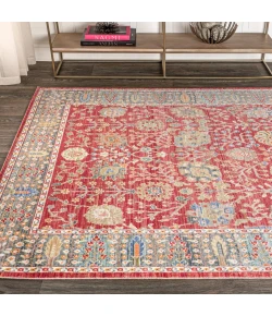 Jonathany Modern Persian MDP303A Burgundy Area Rug 7 ft. 9 in. X 10 ft. Rectangle