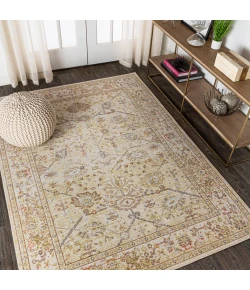 Jonathany Modern Persian MDP304A Ivory Area Rug 3 ft. X 5 ft. Rectangle