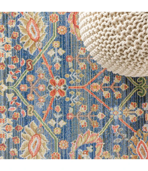 Alba Modern Faded Peshawar Plum/Terracotta 2 ft. x 8 ft. Runner Rug