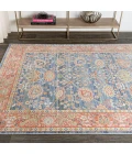 Alba Modern Faded Peshawar Plum/Terracotta 4 ft. x 6 ft. Area Rug